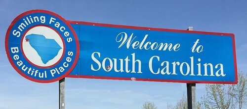 Welcome to South Carolina Sign