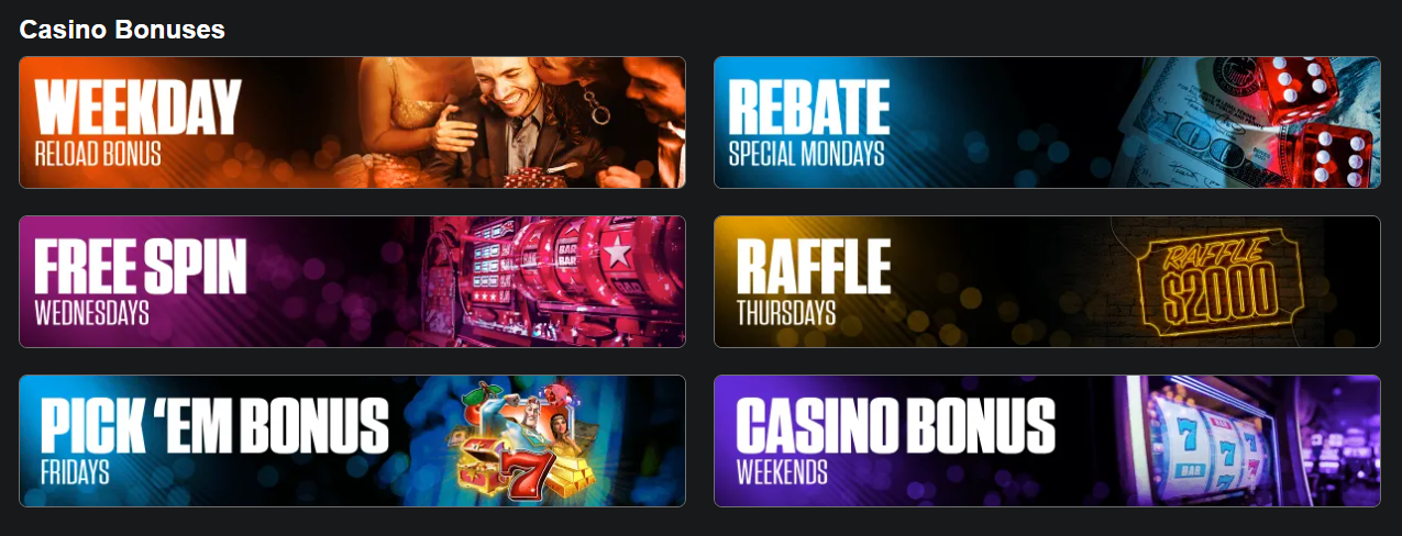 MyBookie Casino Bonuses