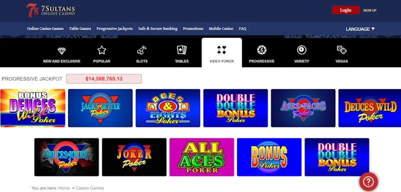 Super Slots Casino Table screenshot
