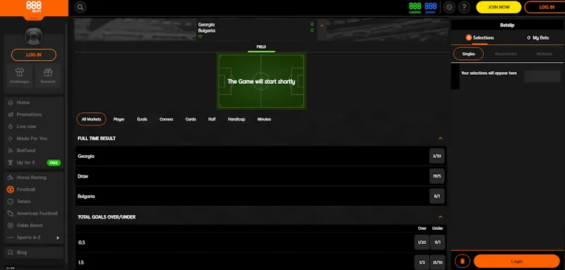  888poker top sport screenshot