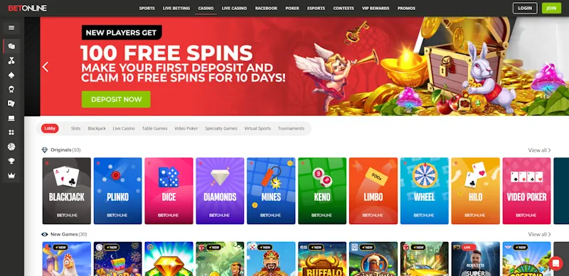 BetOnline Casino screenshot