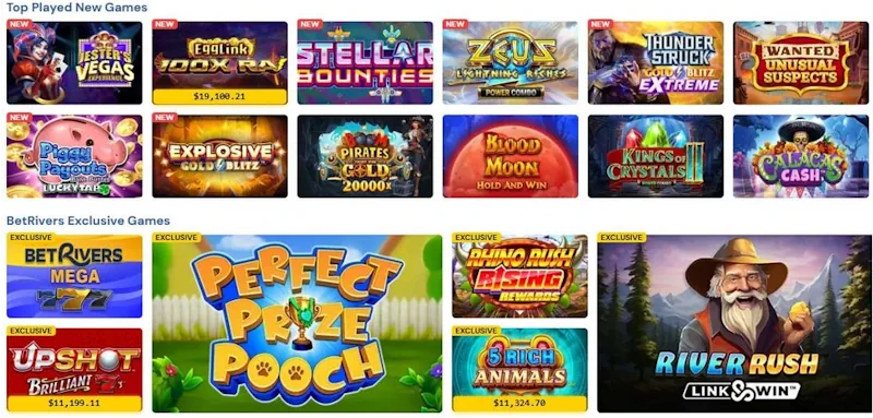 BetRivers Casino screenshot