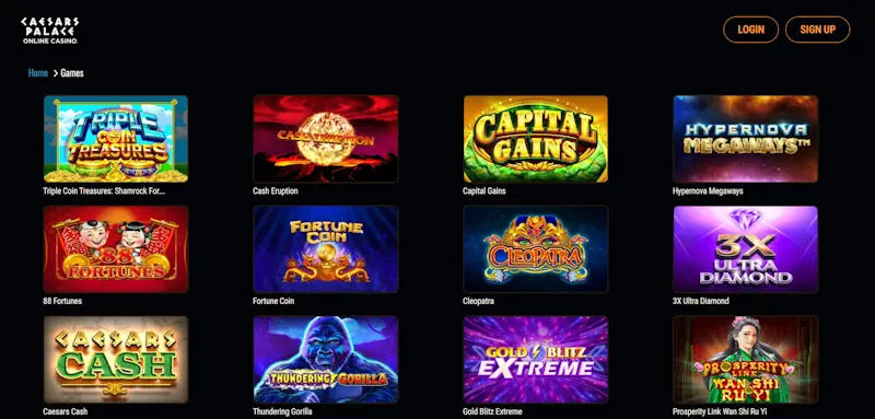 Caesars Palace Casino screenshot