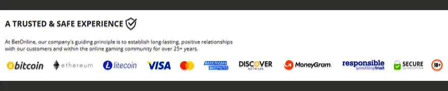 BetOnline Casino Banking: Payment Options & Cashout Tips Screenshot