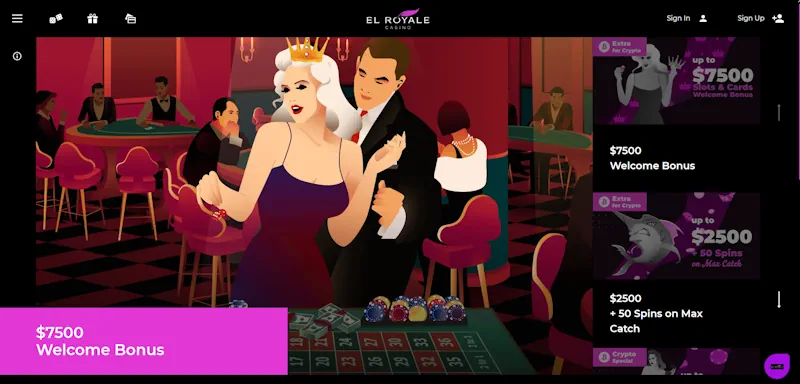 El Royale Casino screenshot