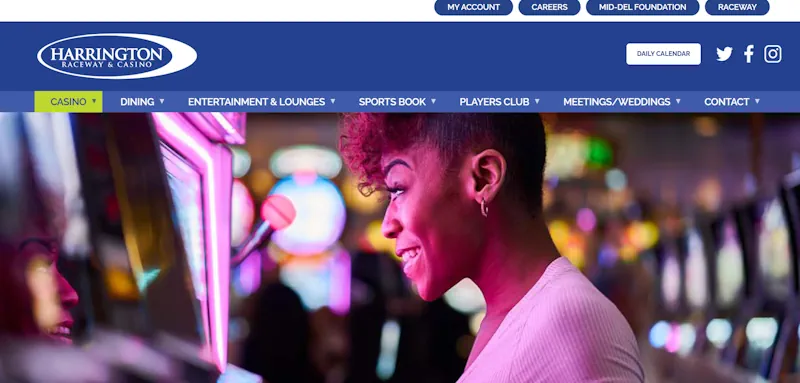 harrington Raceway Casino screenshot