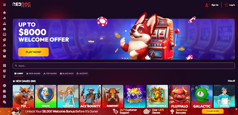 Red Dog Casino screenshot