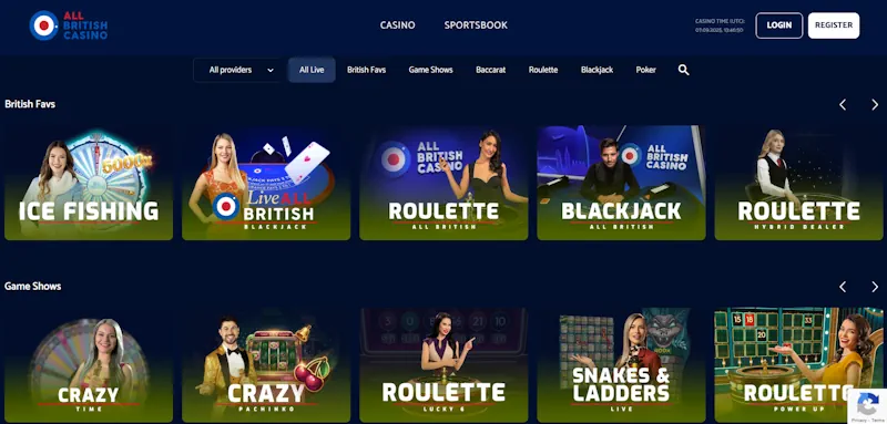 All British Casino Live screenshot