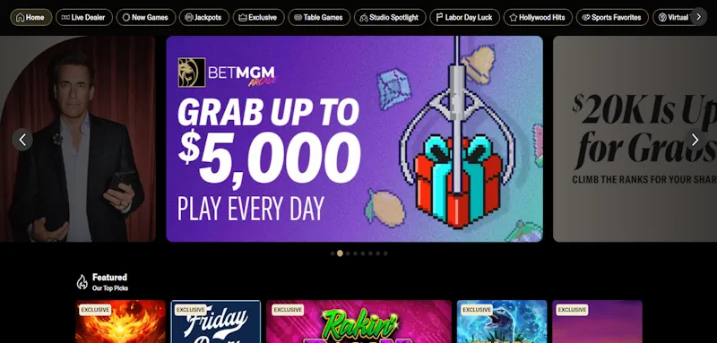 BetMGM Casino screenshot