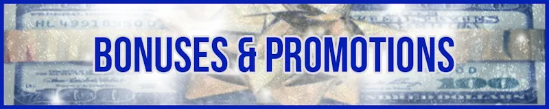 Bonuses Promotions banner
