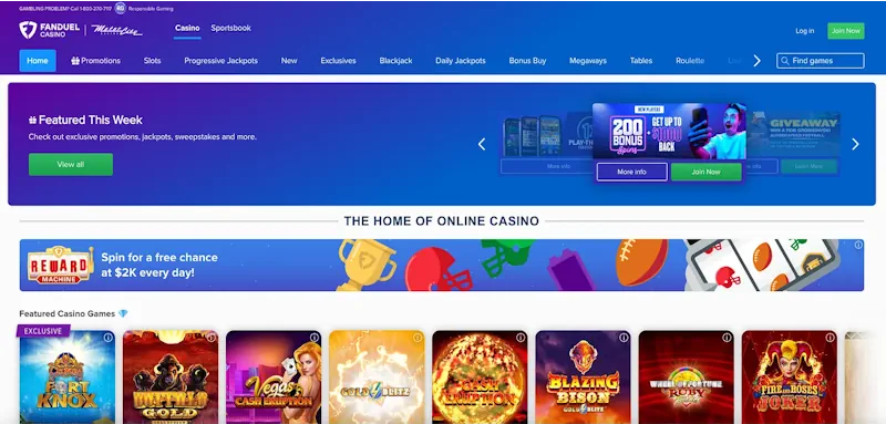 FanDuel Casino screenshot