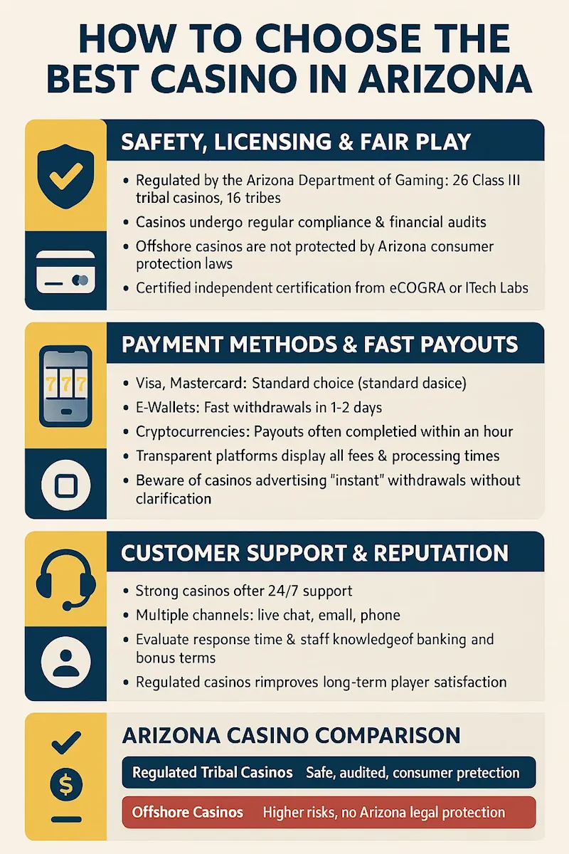 how to choose arizona infographic