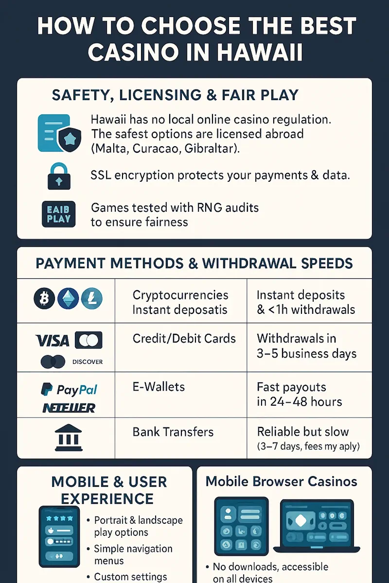 how to choose hawaii infographic
