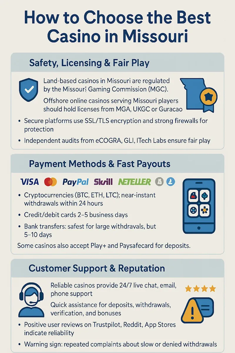 how to choose missouri infographic