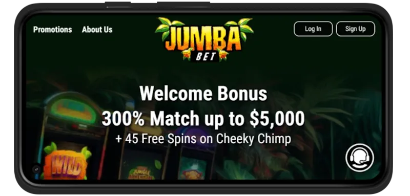 Jumba Bet Casino Mobile Play screenshot