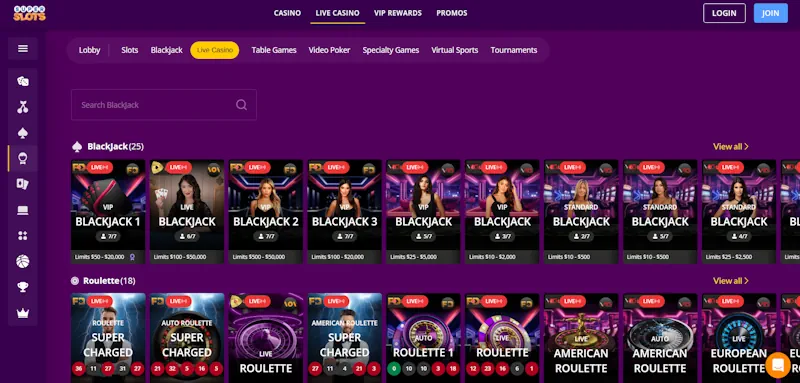 Super Slots Casino screenshot