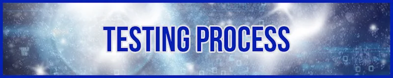 Testing Process banner