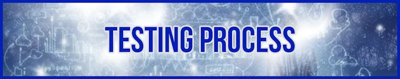 Testing Process banner