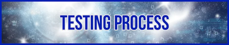 Testing Process banner