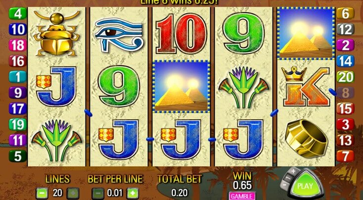 Queen Of The Nile Online Slot Game Win