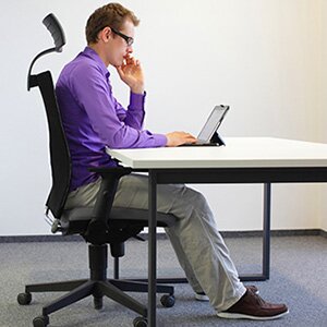 Man on Computer