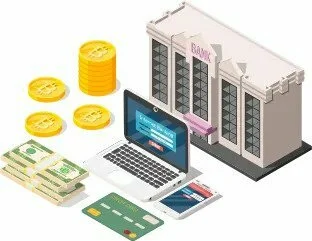 Cartoon Images of Banking Options