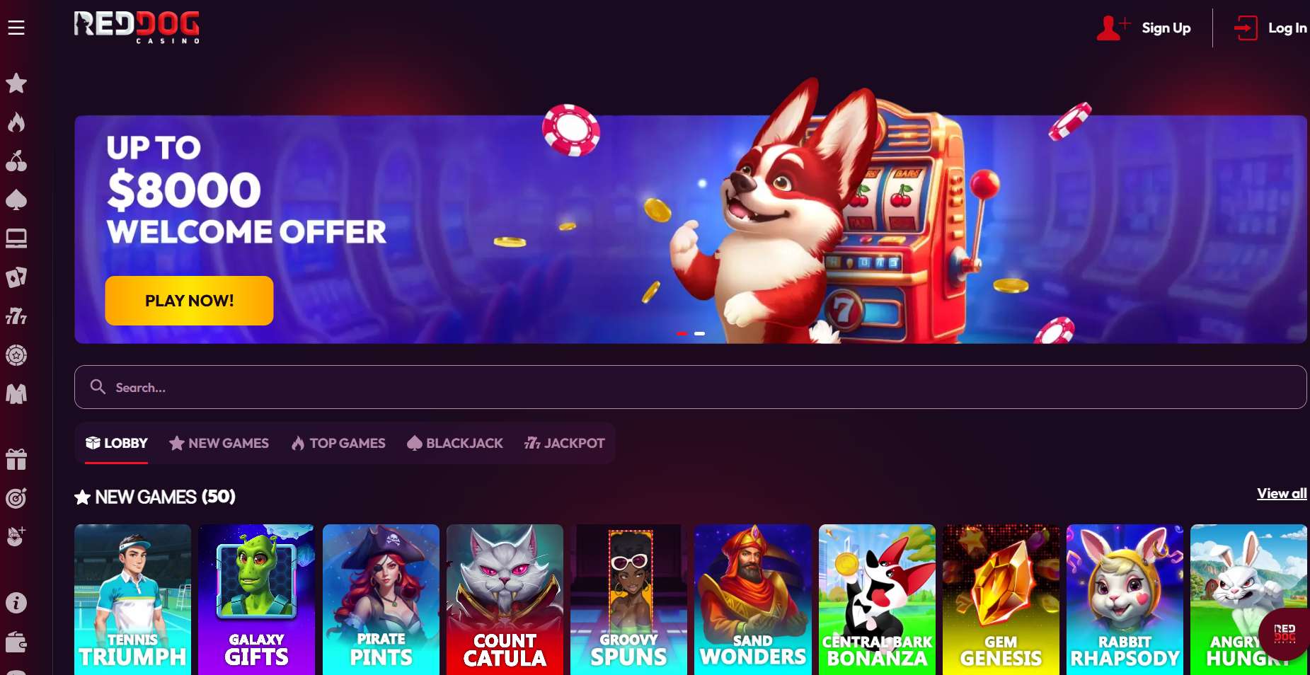 Red Dog HomePage